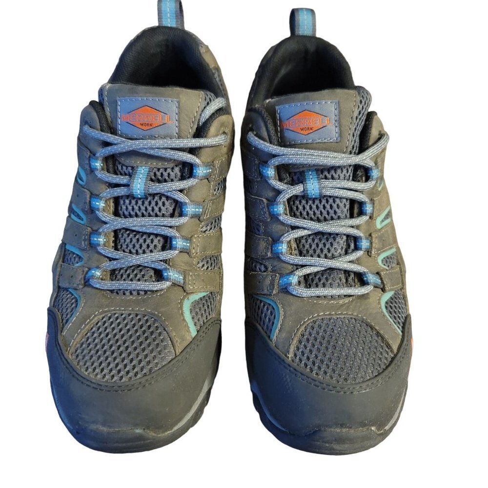 Merrell Safety Shoes Heat Resistant Womens Sz 9 Waterproof Comfort Work - Picture 2 of 9